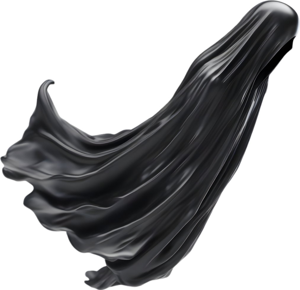 AI generated A close-up of a scary ghost. Ai-Generated png