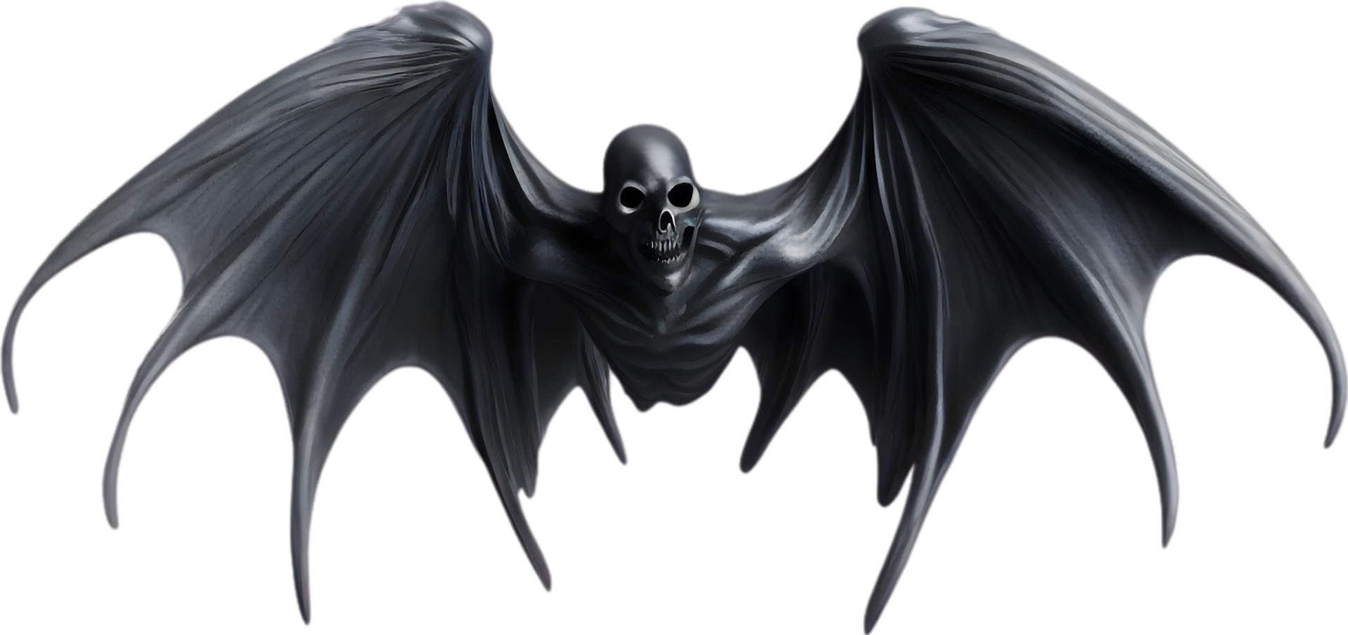 AI generated A close-up of a scary demon. Ai-Generated png