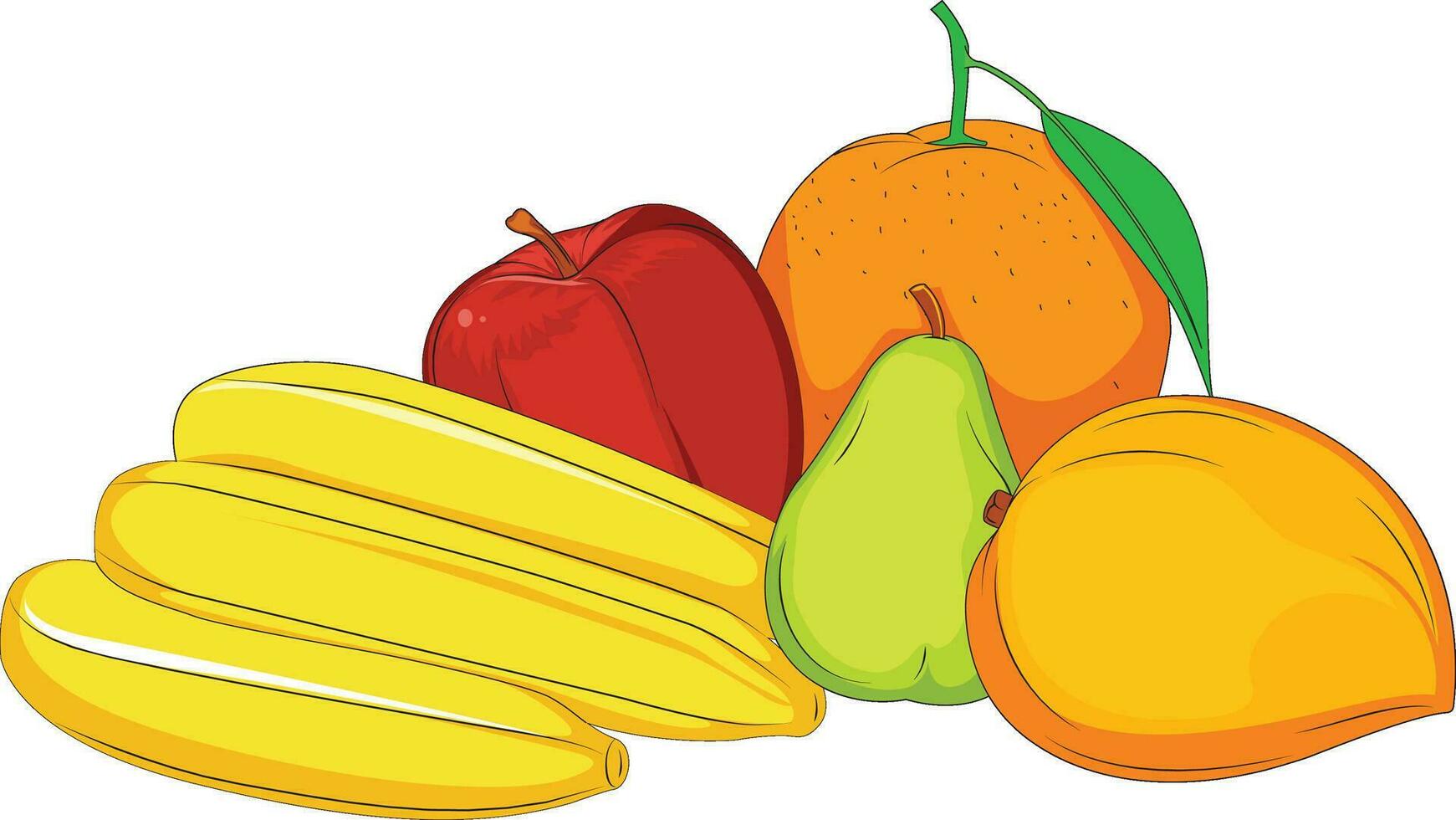 Fruits vector illustration