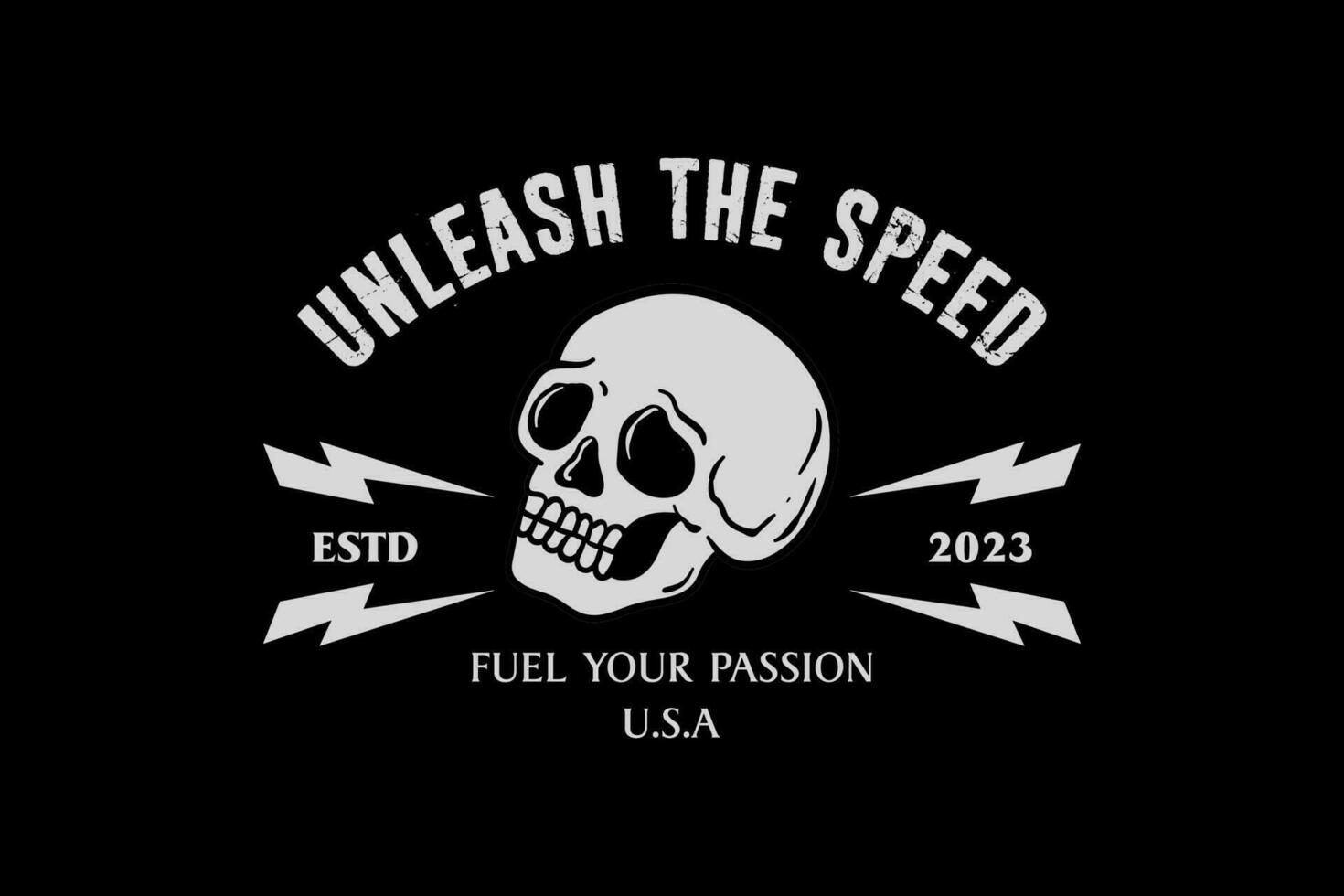 motocicleta insignias club emblemas camiseta diseño retro carreras tipografía gráficos vector