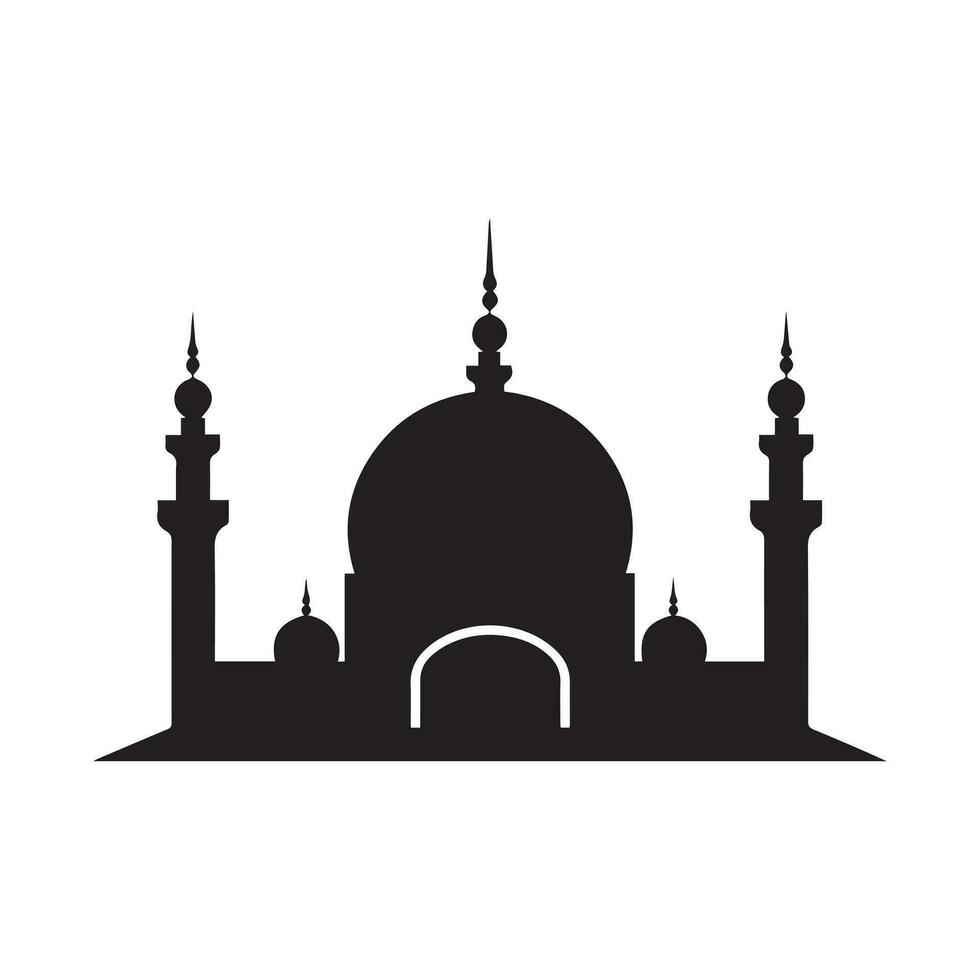 Mosque icon. Flat illustration. vector for Flat design