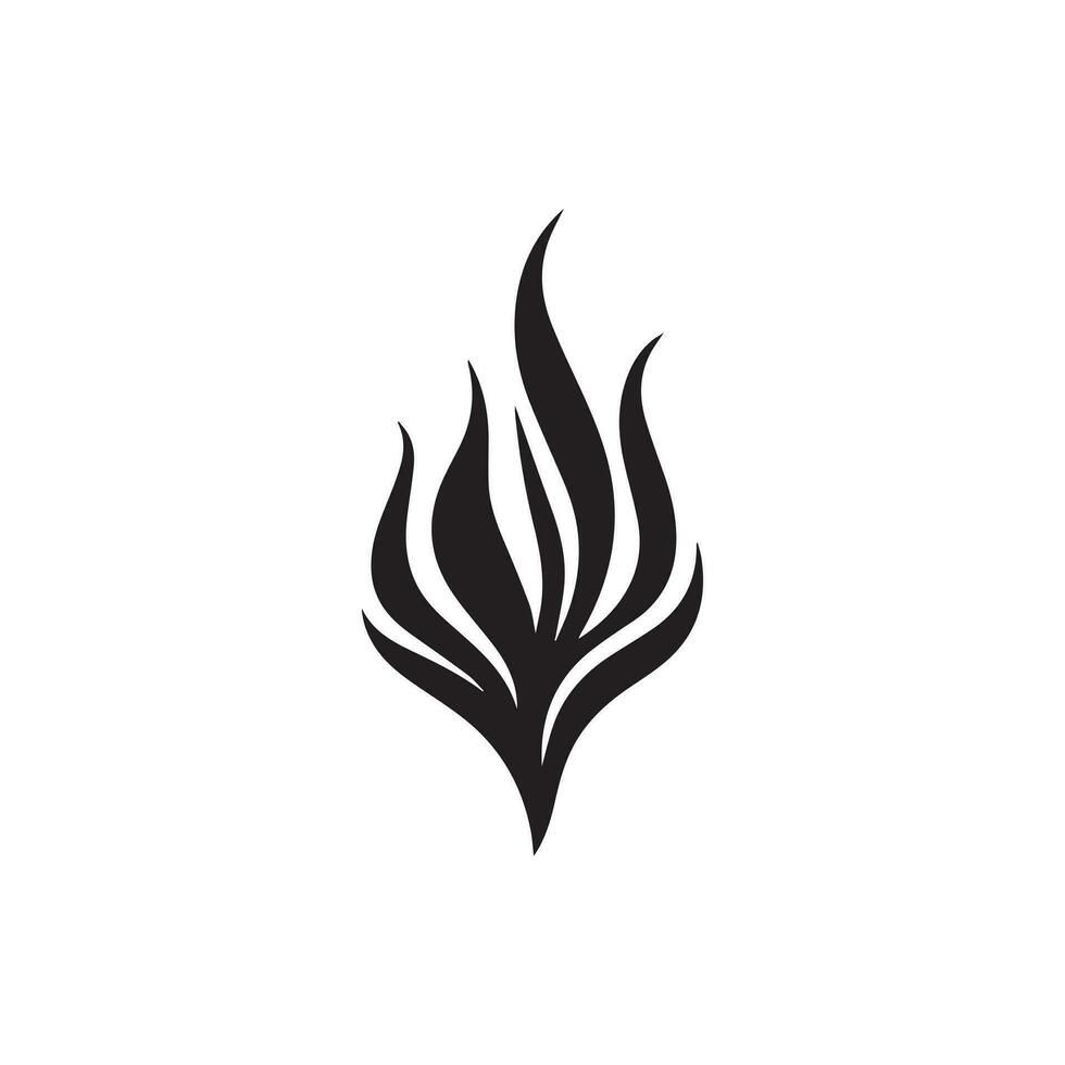 Fire flame icon vector design symbol of power and energy. Flat style