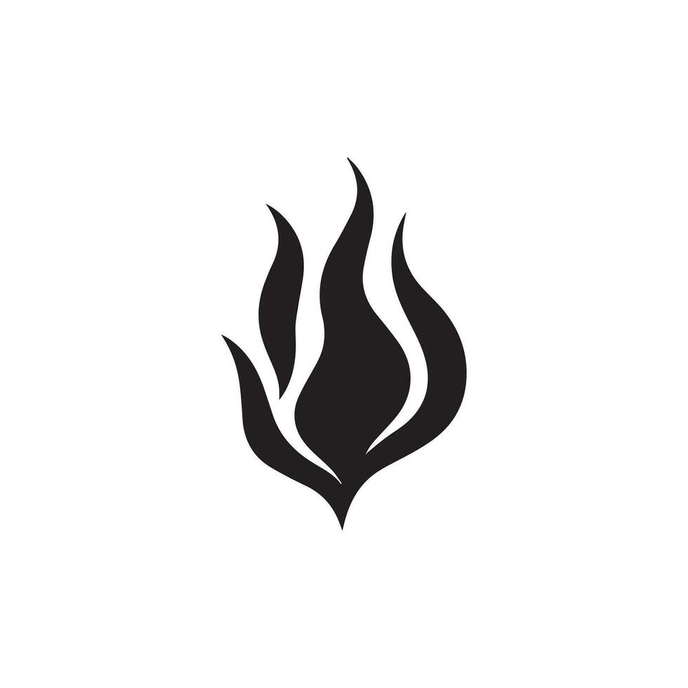 Fire flame icon vector design symbol of power and energy. Flat style