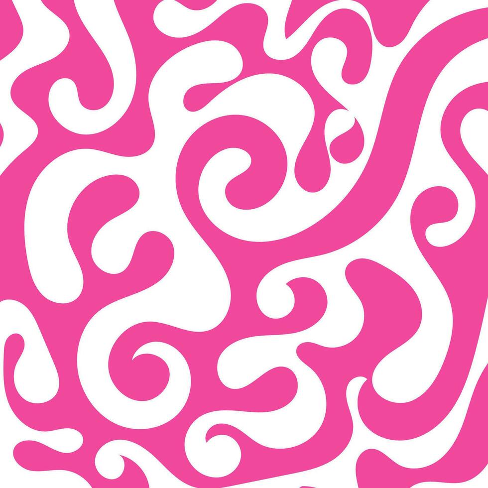 resumen cuadrado antecedentes con swirly curvas textura adornos vector