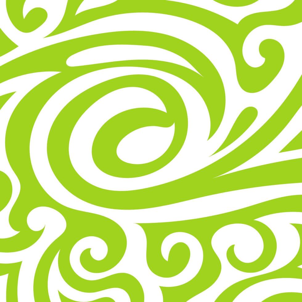 Abstract square background with swirly curves texture ornaments. vector
