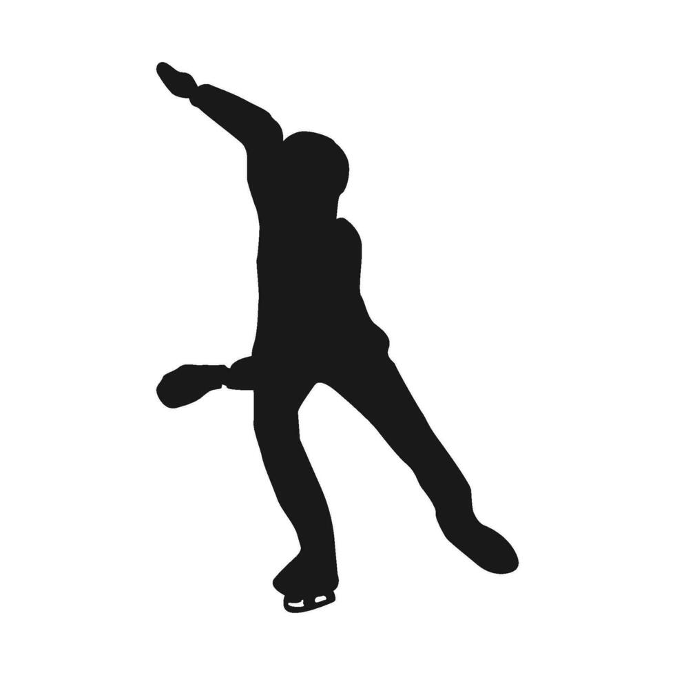 figure skating sport icon vector illustration design