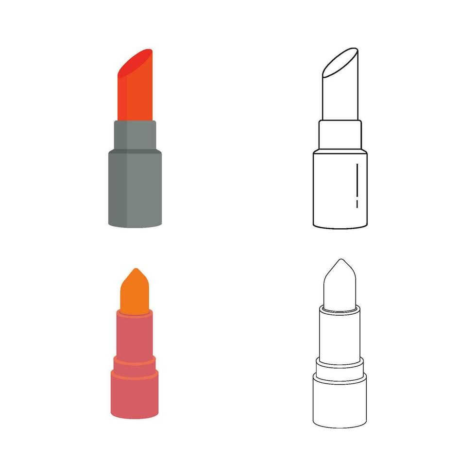 lipstick icon vector