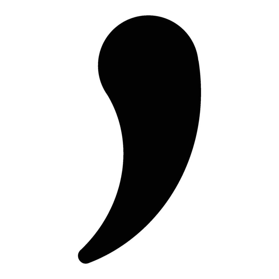 comma symbol icon vector