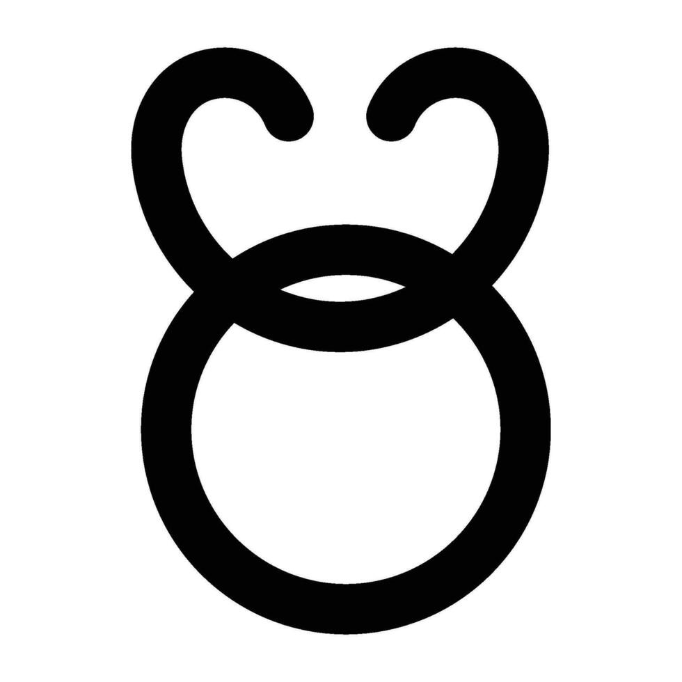 Taurus star symbol icon vector