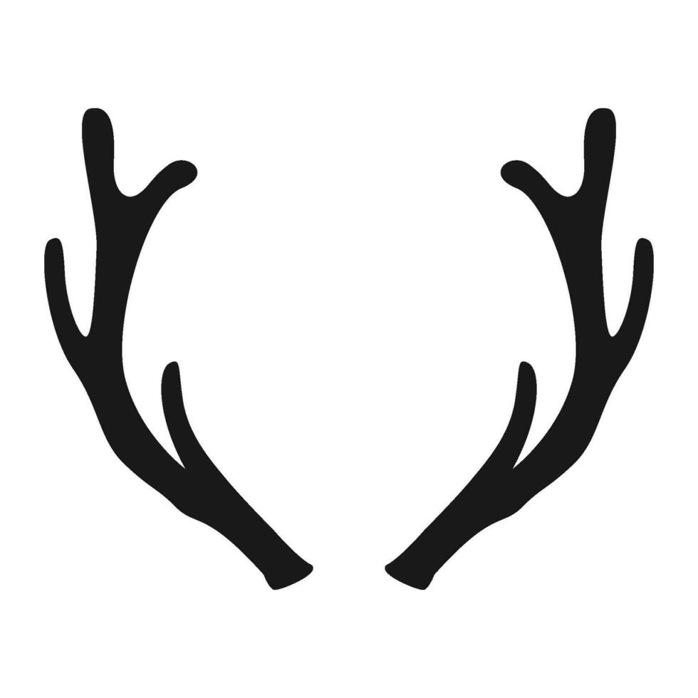 deer antler icon vector