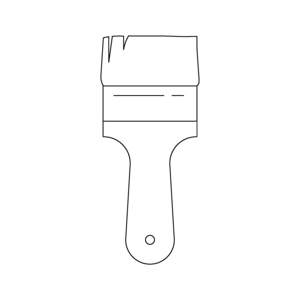 paint brush icon vector