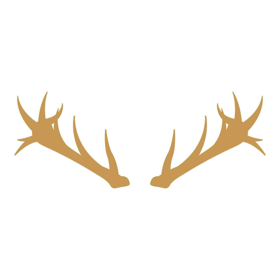 deer antler icon vector