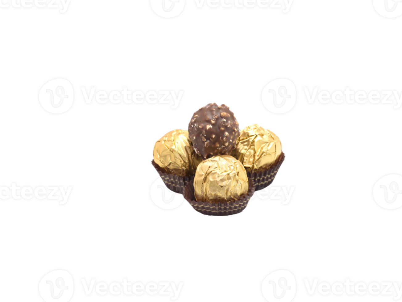 fork with different chocolates png