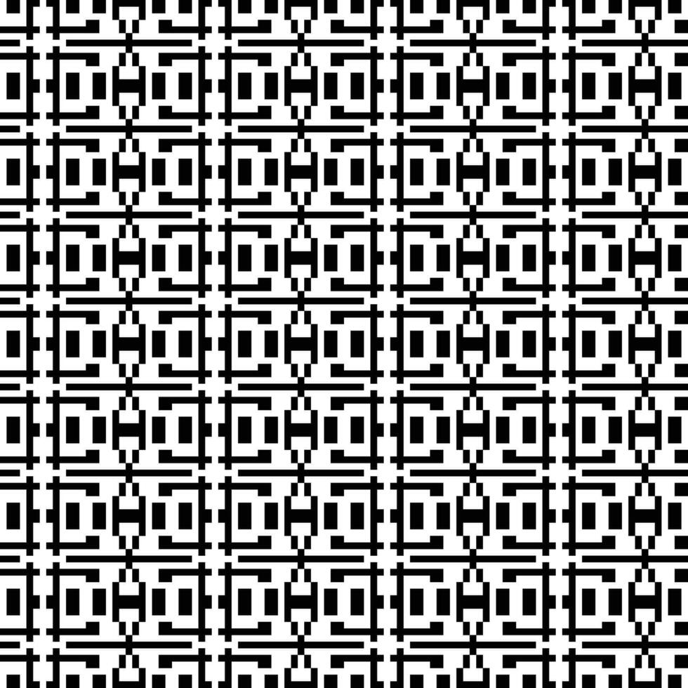 a black and white pixel pattern background vector