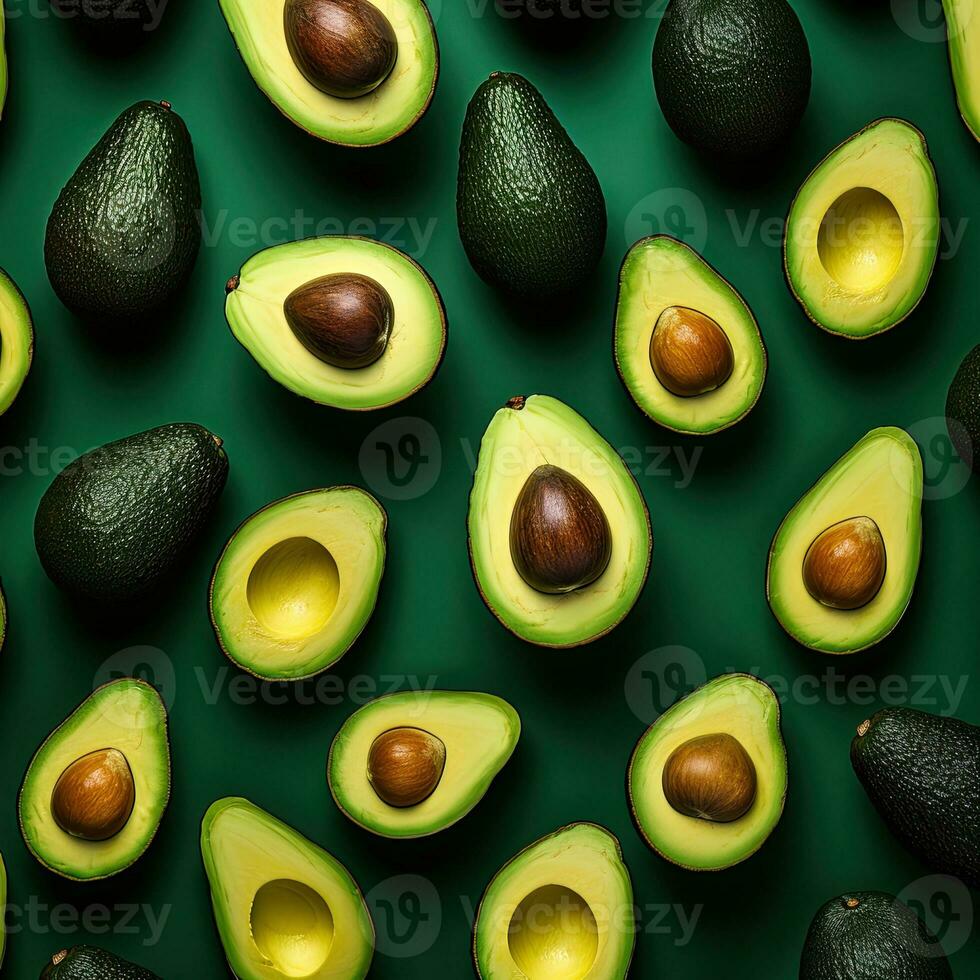 ai generado parte superior ver aguacate en el verde ai generativo foto