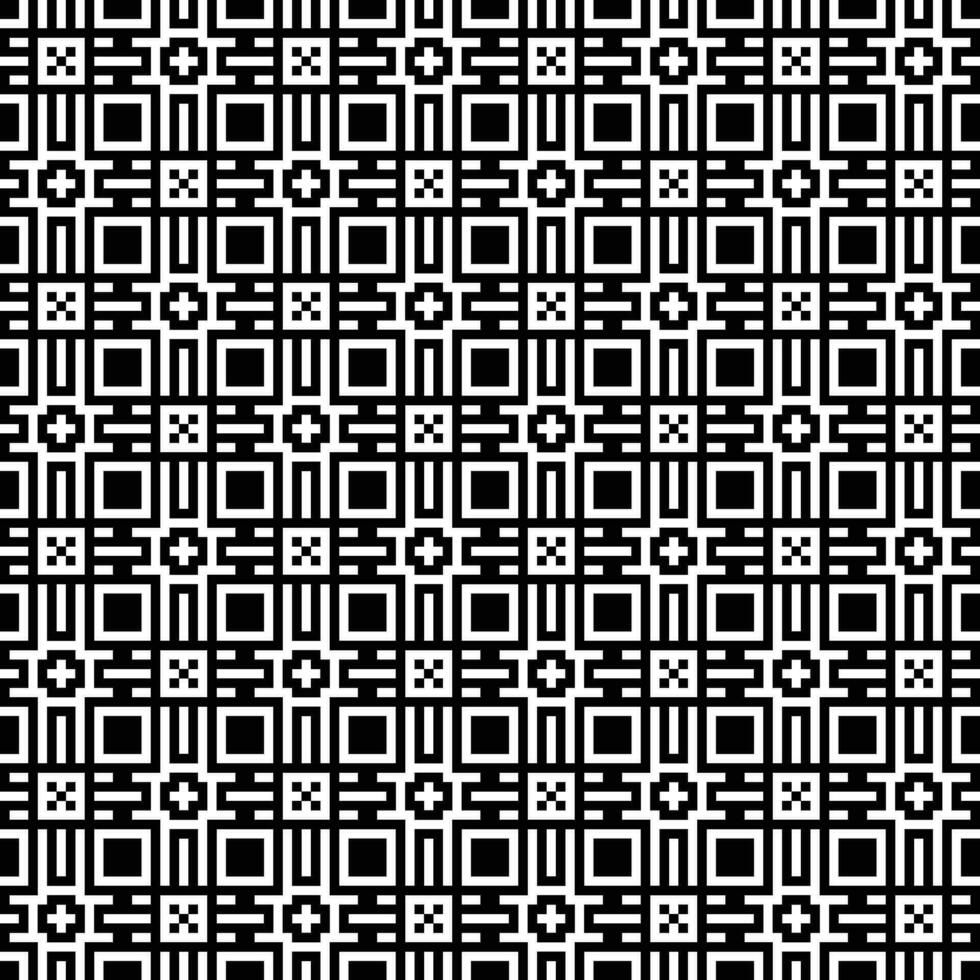 a black and white pixel pattern background vector