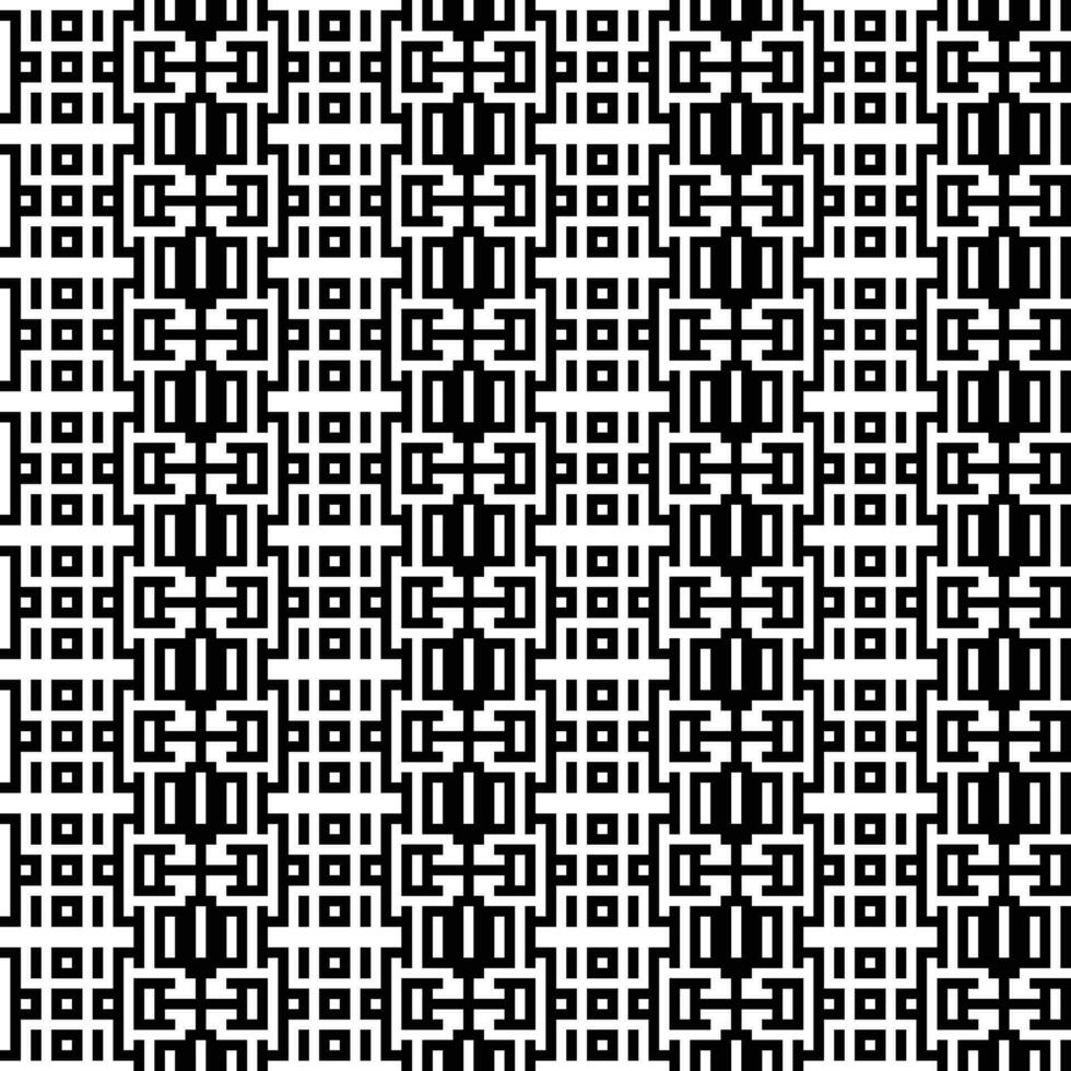 a black and white pixel pattern background vector