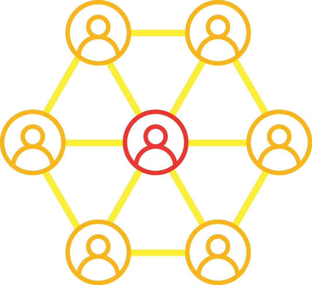 Networking and Connection Vector Illustration