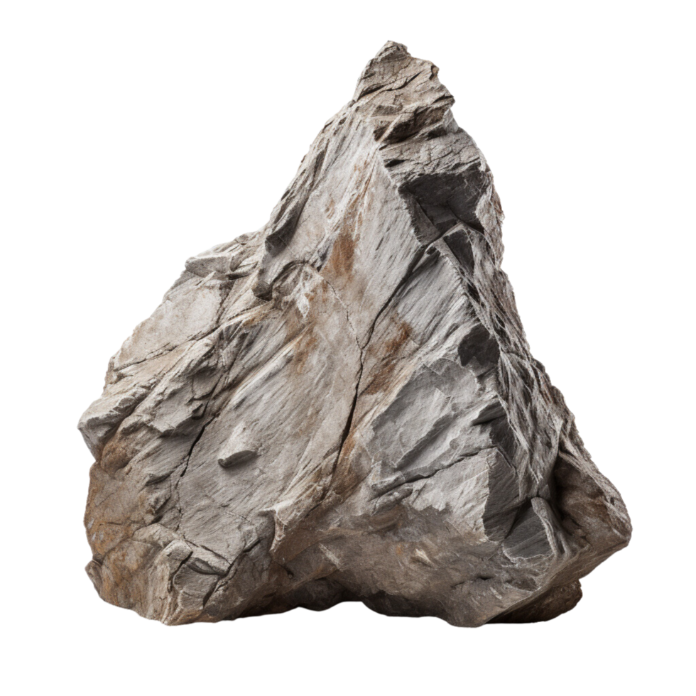 AI generated rock on a transparent background png