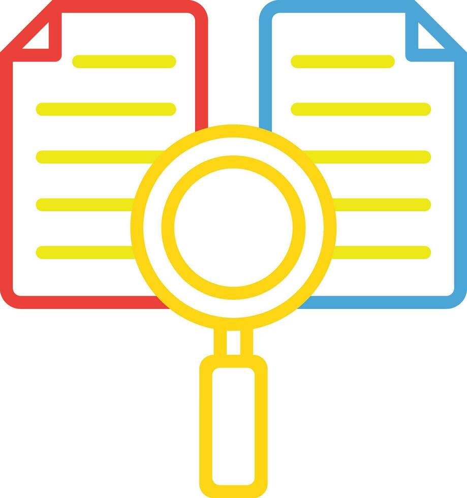 Comparison Plan Outline Vector Illustration