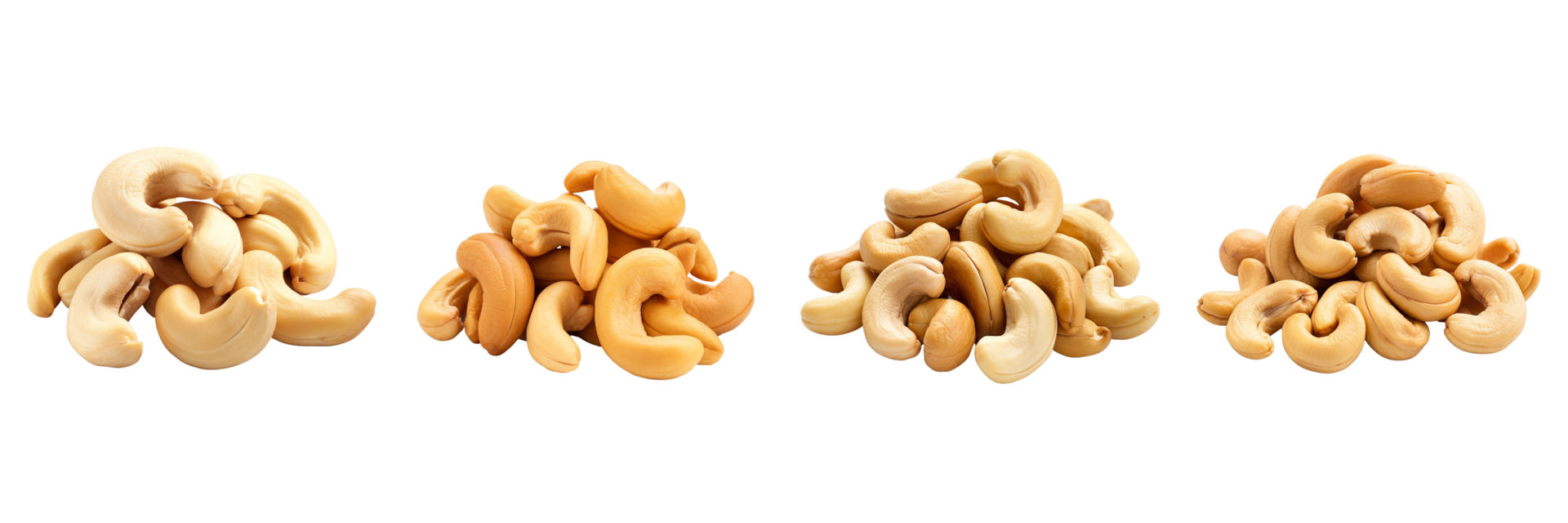 AI generated cashew nuts png