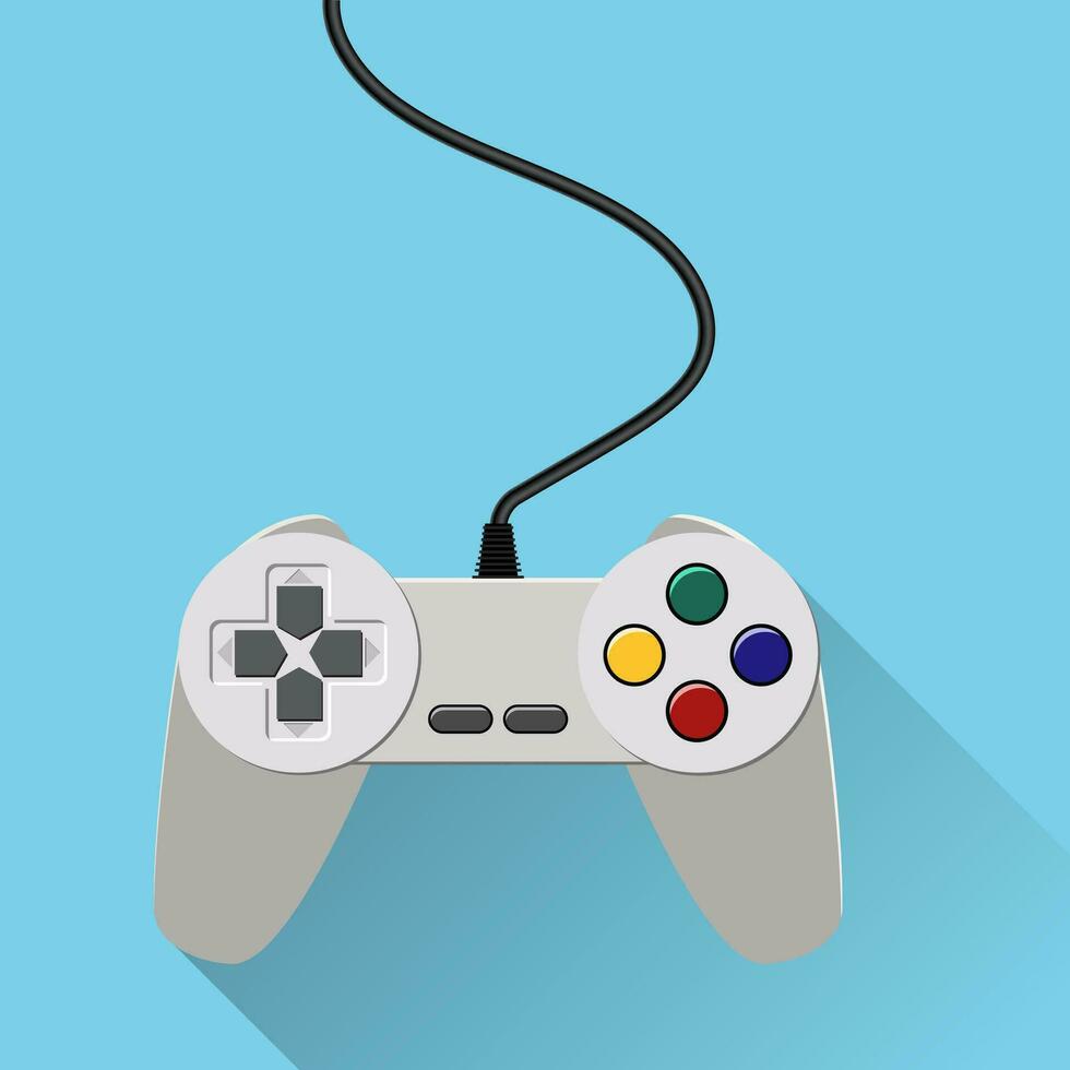 vídeo juego controlador icono. vector