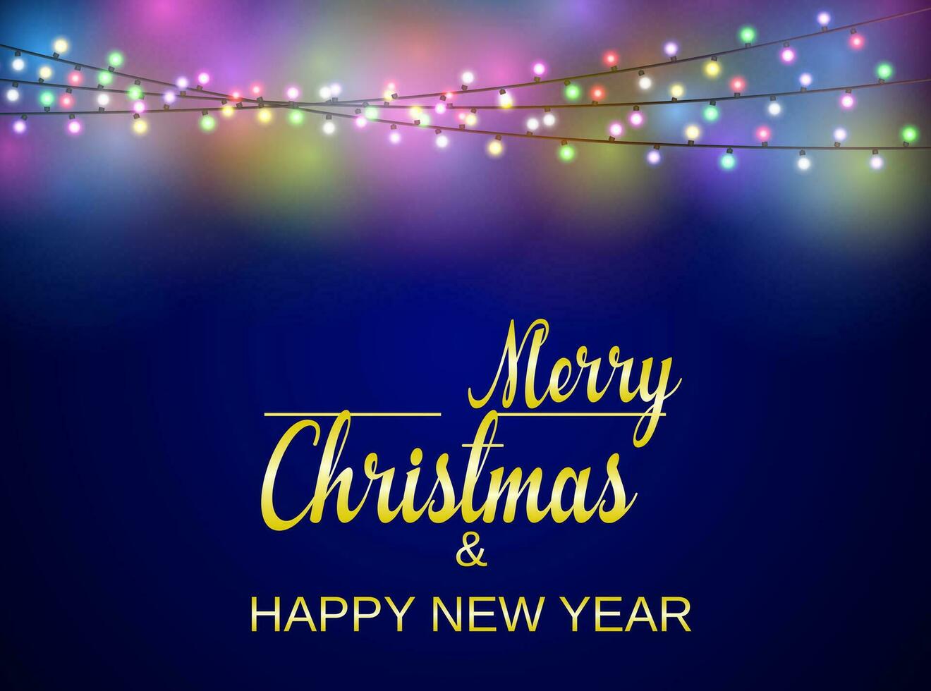Merry Christmas greeting card vector