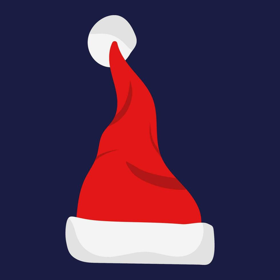 Santa Claus red hat vector