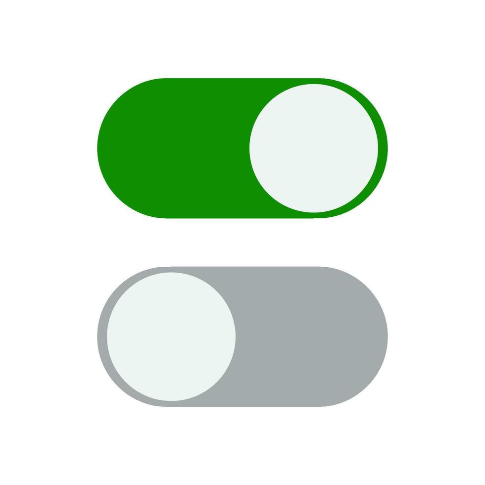 Toggle switch icon vector