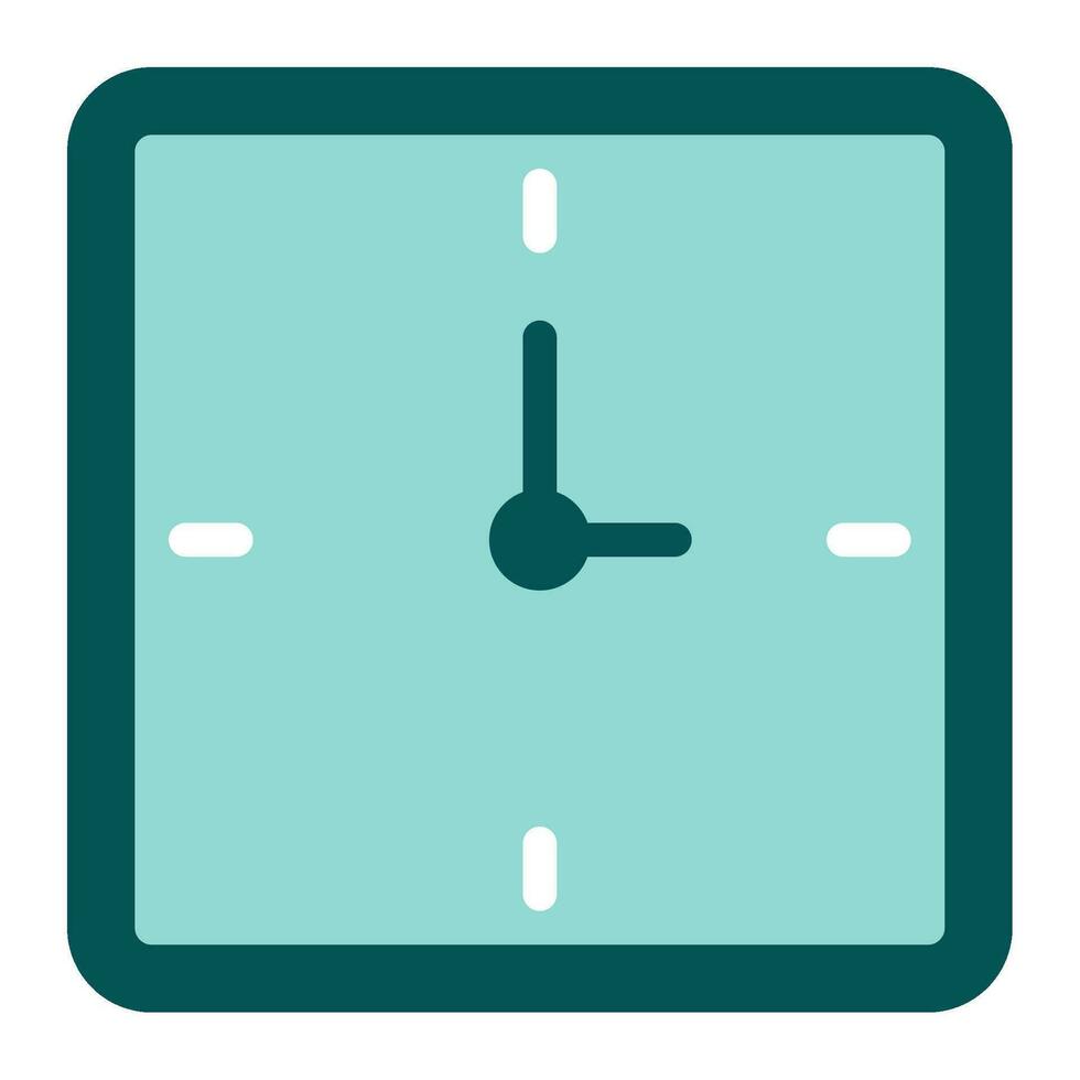 Clock icon for uiux, web, app, infographic, etc vector
