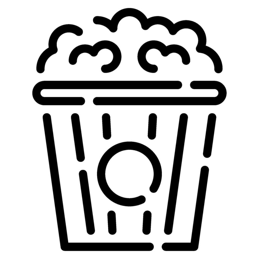 Party Popcorn icon for uiux, web, app, infographic, etc vector