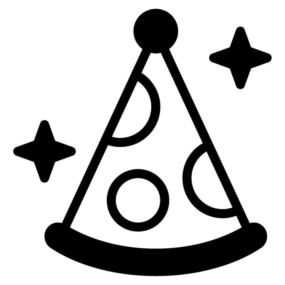 Glittering Hat icon for uiux, web, app, infographic, etc vector