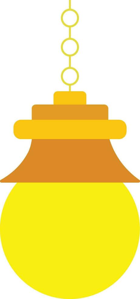 Hanging Ceiling Light Vector Illustration