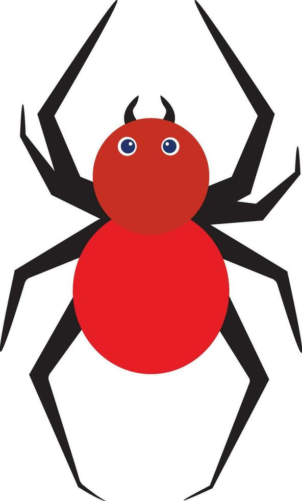 Cute Arachnid Spider Vector Illustration