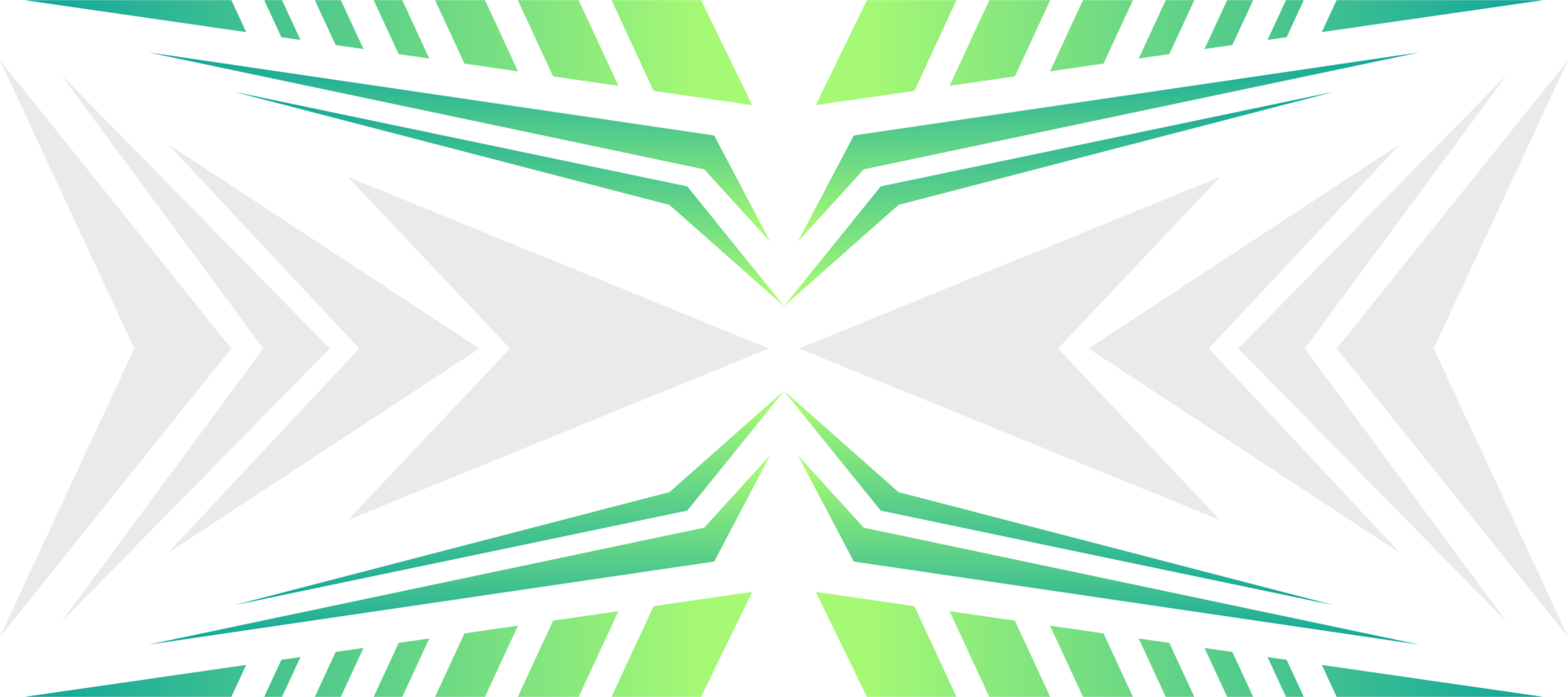 sporty arrow sharp green gradient jersey abstract background transparent png