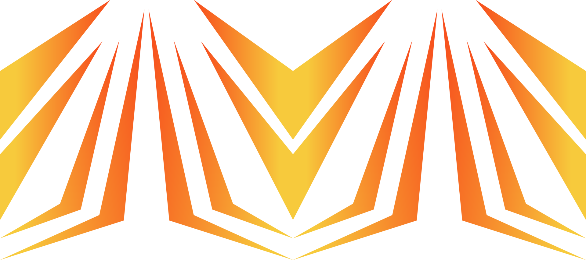 abstract orange gradient sharp decal sports jersey background transparent png