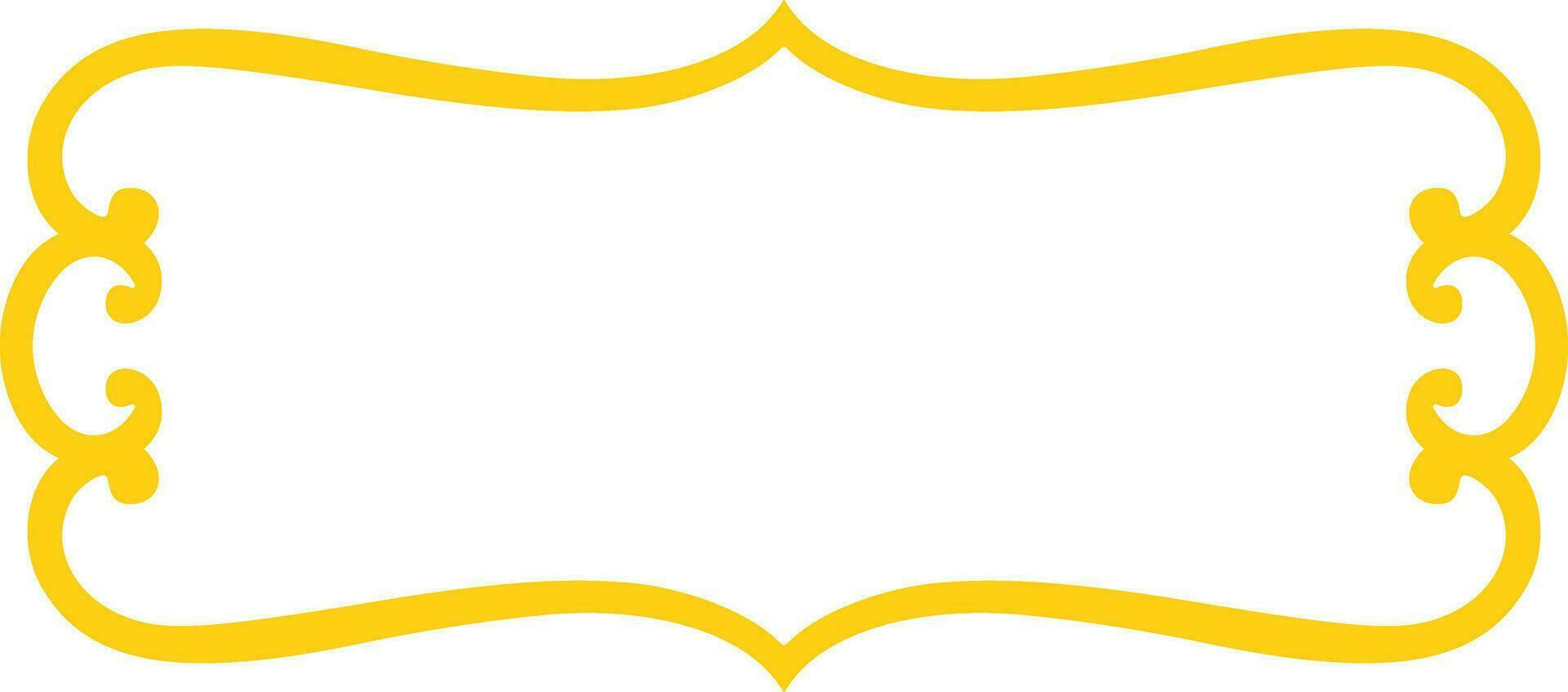 Beautiful Ornamental Frame Vector Illustration