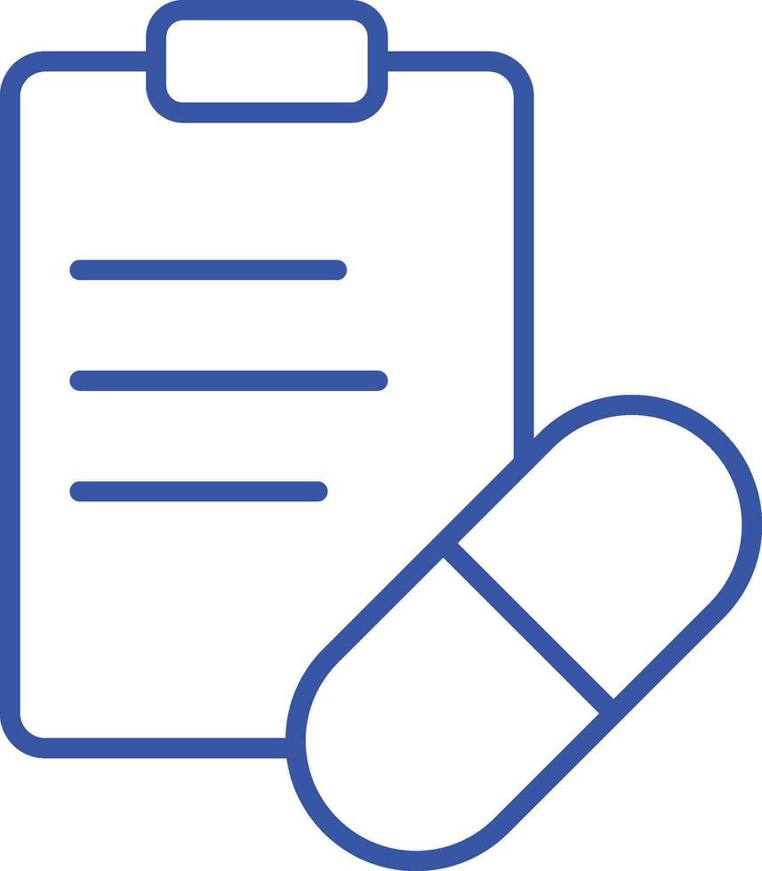 Hospital Drug Formulary Outline Vector Illustration