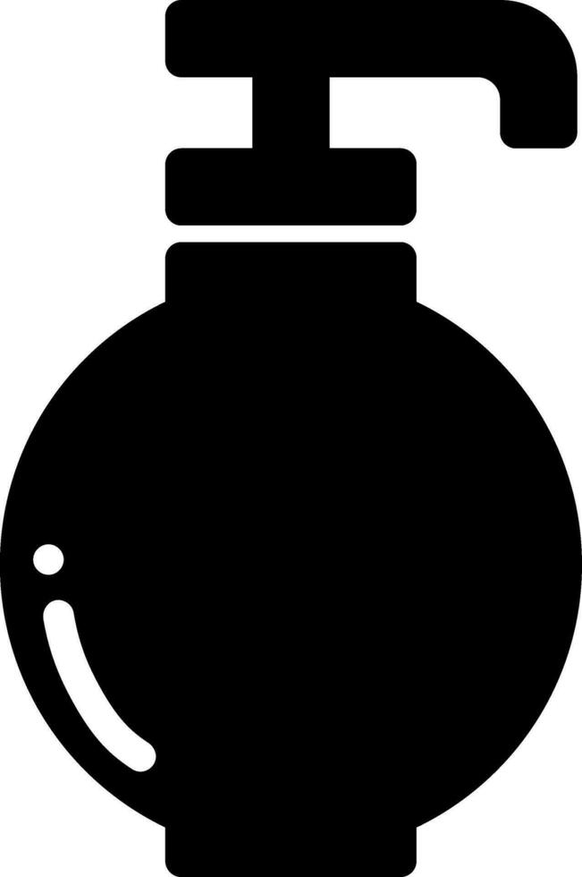 Silhuottee Shower Soap Vector Illustration