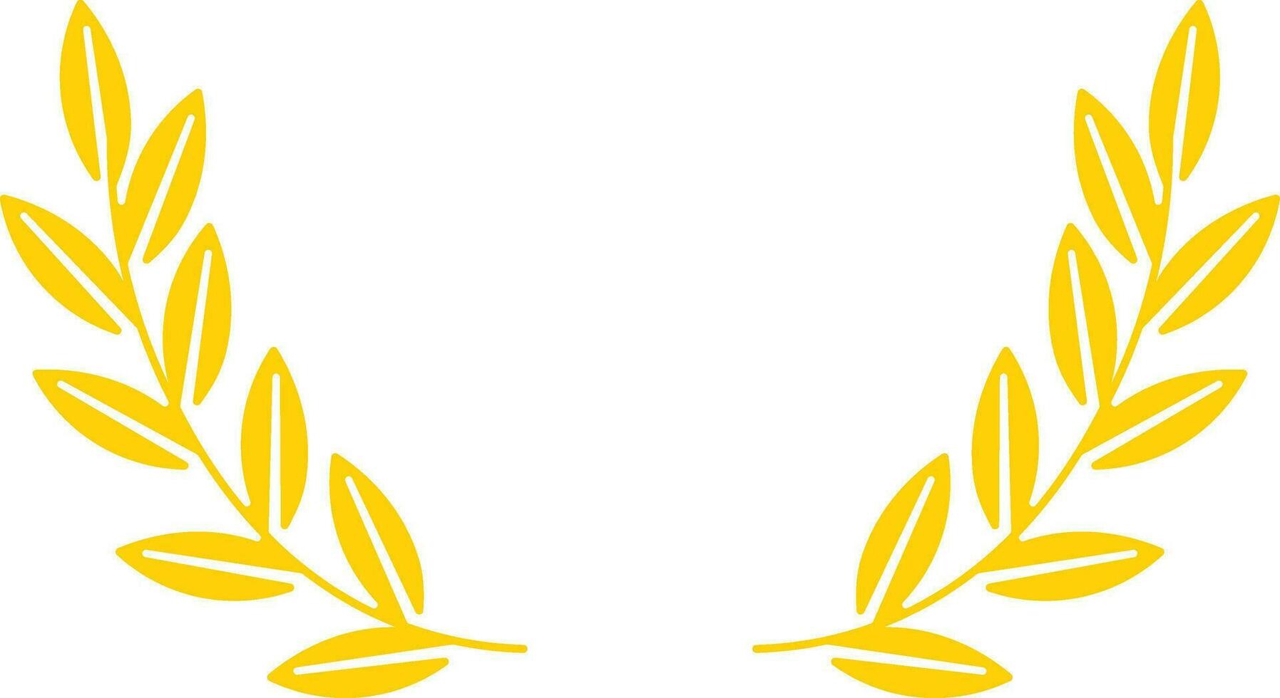 Wheat Leaf for Logo Vector Illustration