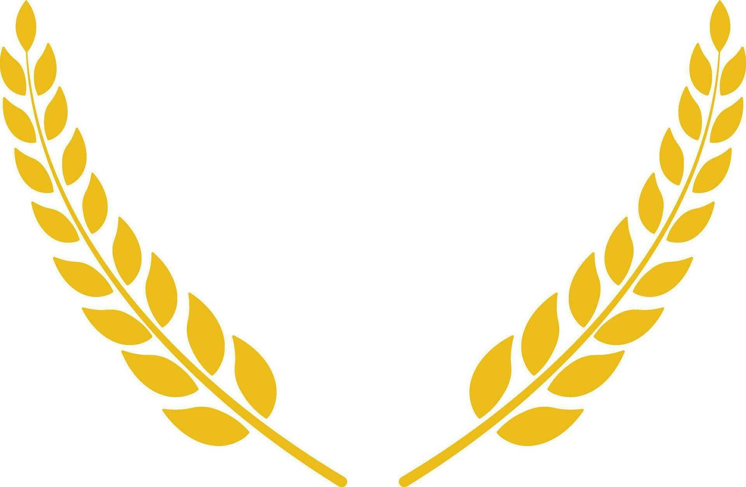 Paddy Leaf Logo Vector Illustration
