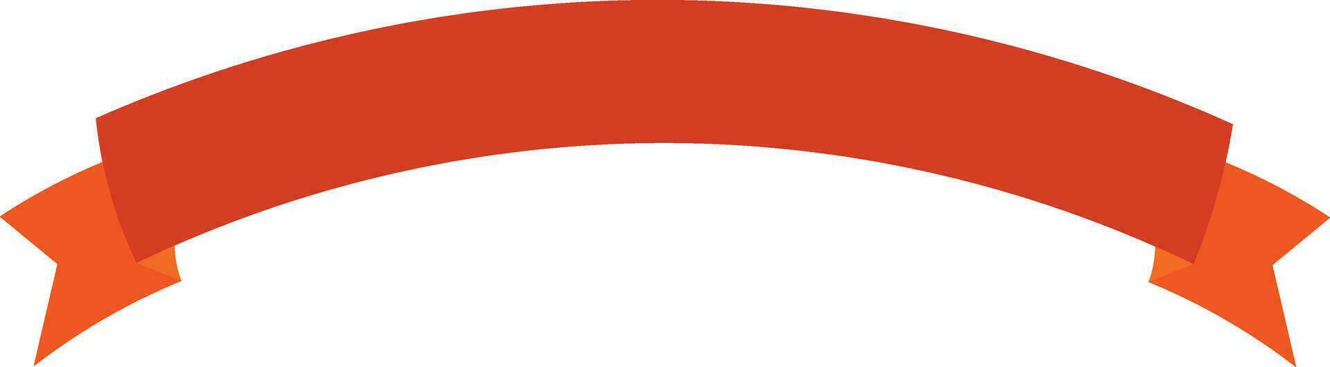 Ribbon Word for Text Vector Illustration