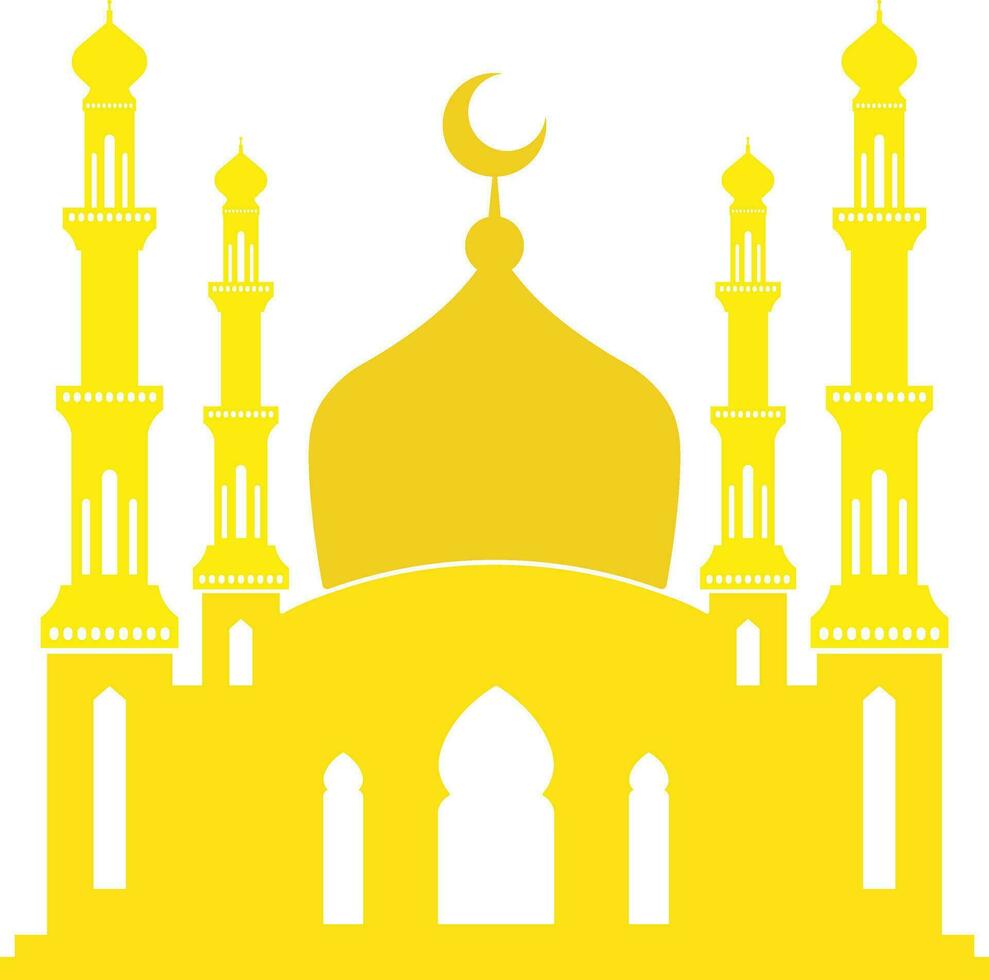 Geometry Islamic Mosque for Ramadan Vector Illustration