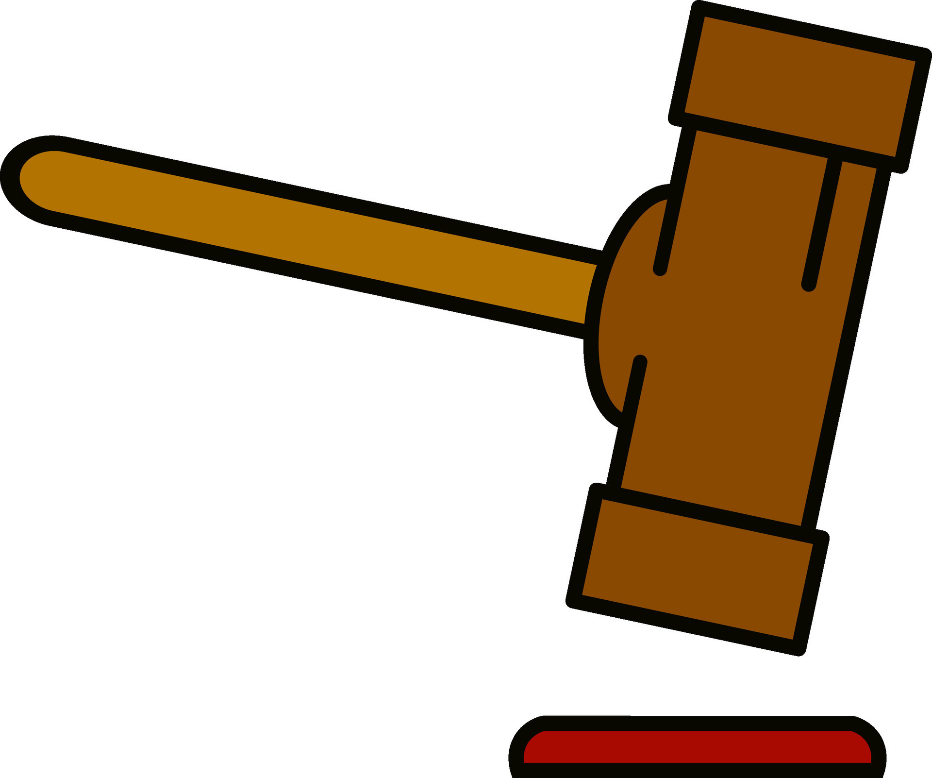 Hammer Of Judge Full Vector Illustration 35998036 Vector Art at Vecteezy