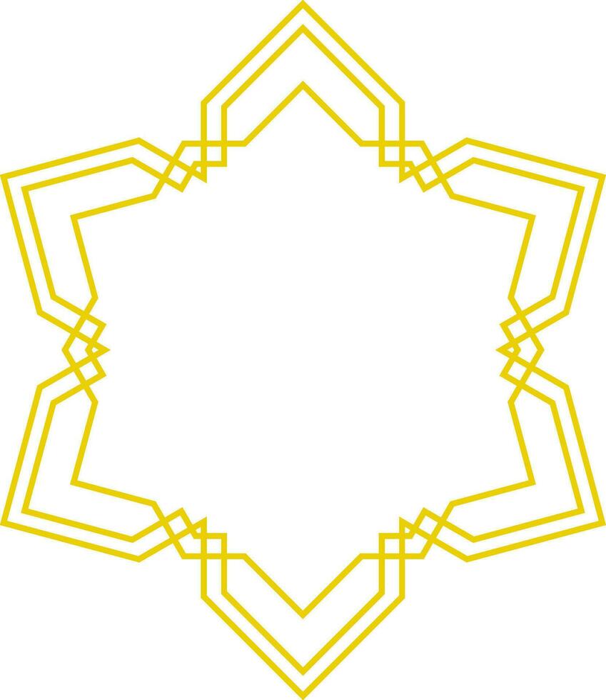 Quran Frame Outline Vector Illustration