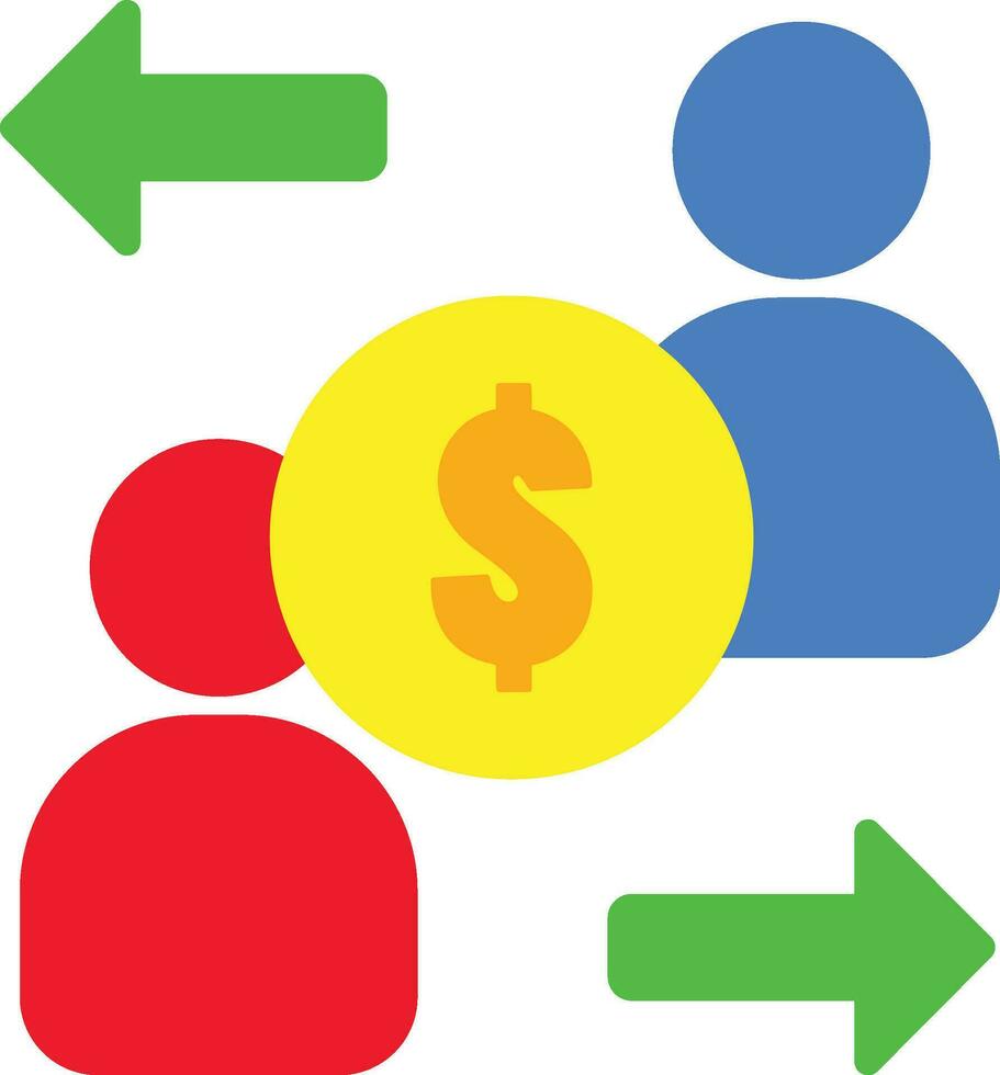 Money Transfer Full Vector Illustration