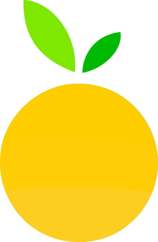 Orange Fruit Gradient Vector Illustration