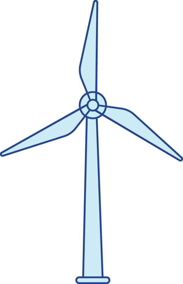 Wind Energy Turbine Vector Illustration