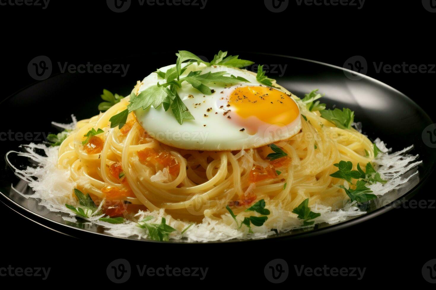AI generated Appetizing Italian pasta. Generate Ai photo