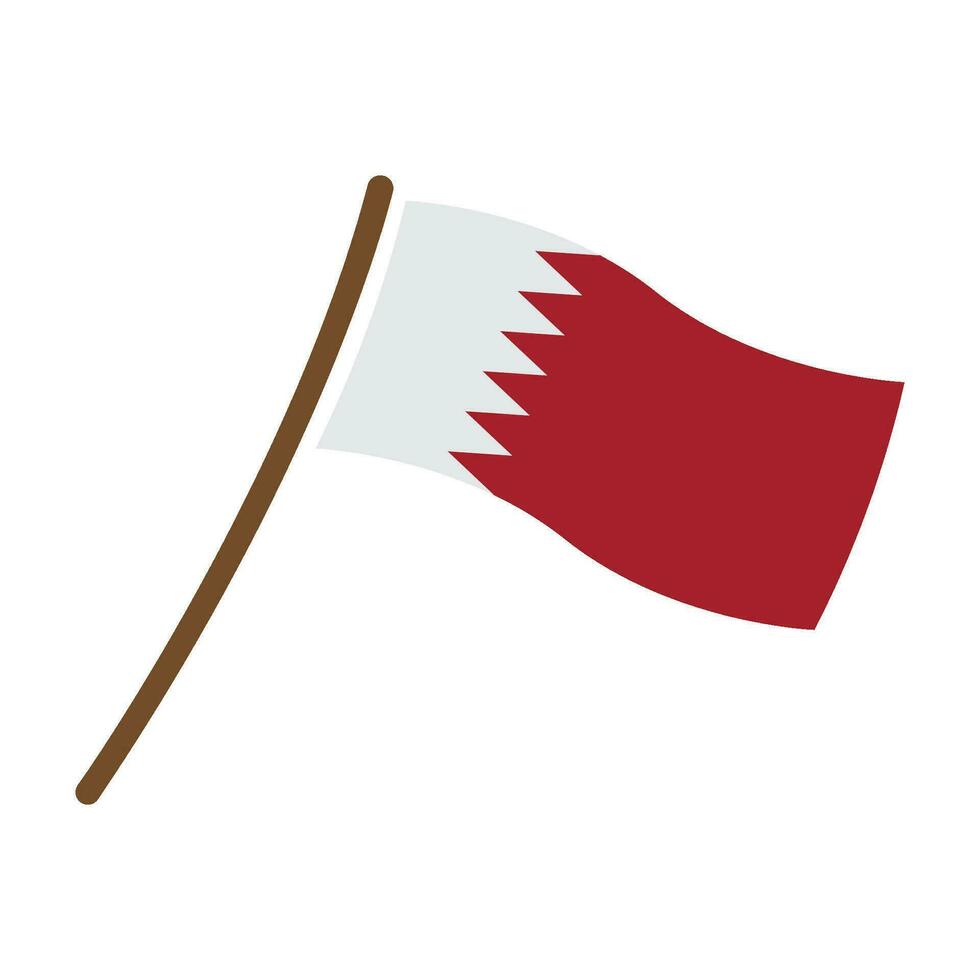 qatar flag icon vector